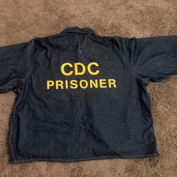 CAL PIA AUTHENTIC DENIM PRISON JACKET