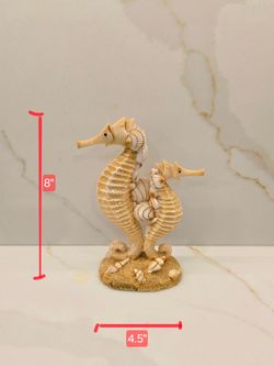 Resin Seahorse Figurine