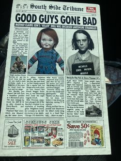 Chucky Newspaper Foam Frame
