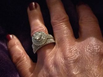 3.25 Carat Diamonique Wedding Set