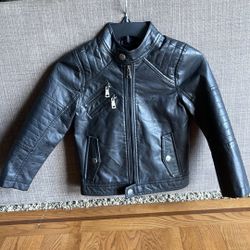 Jacket Pu Leather Size 5/6 $20