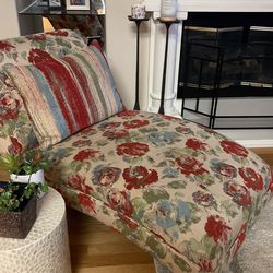 SALE- REDUCED TODAY Tapestry Chaise Lounge