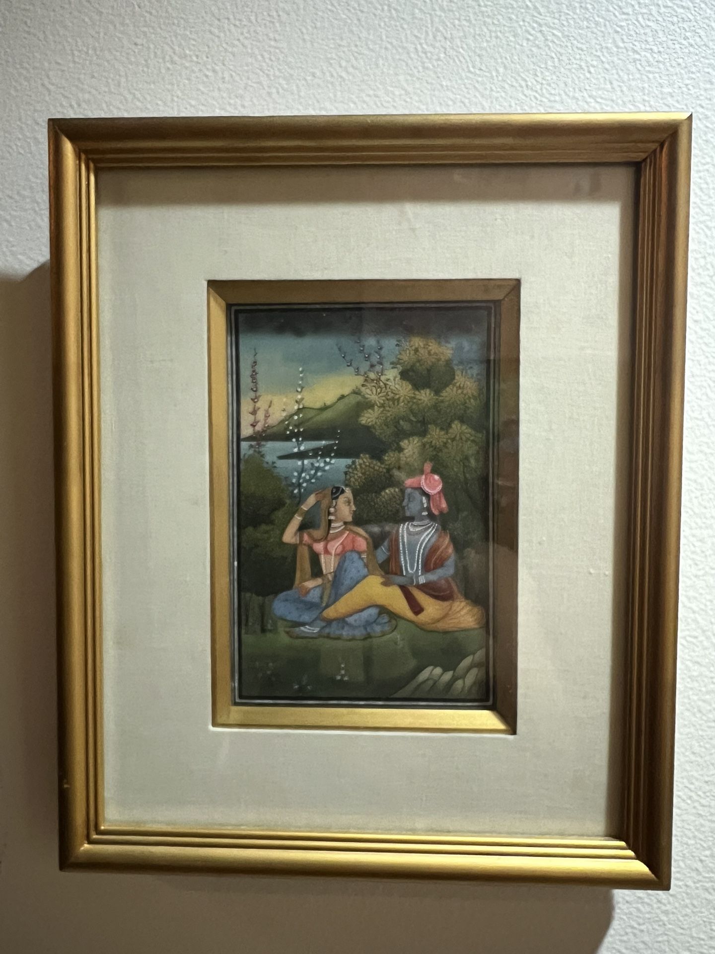“Traditional Indian Miniature Hand Painting on Marble” Made In India