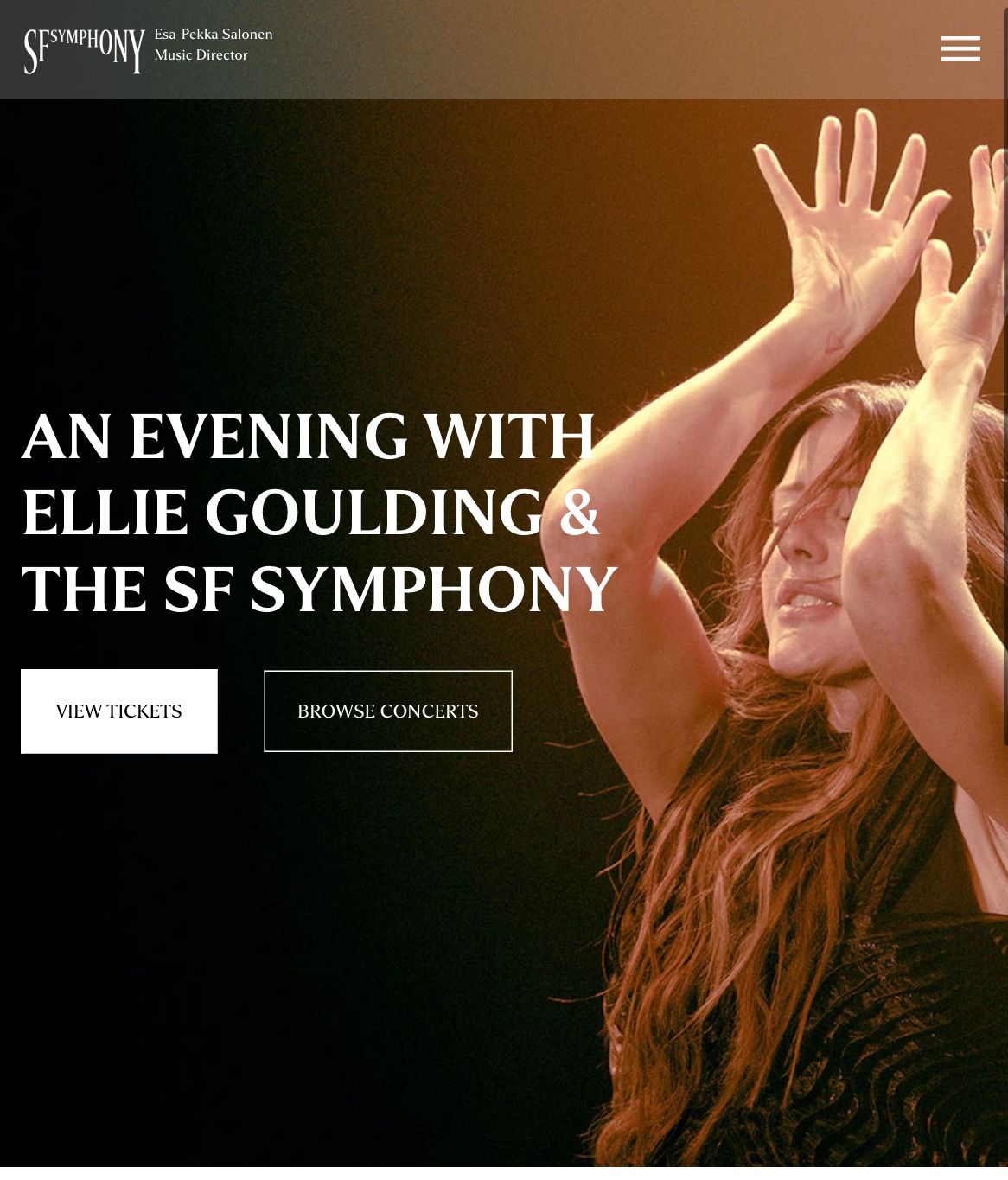 2 Tickets Ellie Goulding And San Francisco Symphony