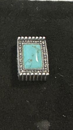 Vintage Turquoise Pendant Sterling Silver .925 ( Price is Firm)