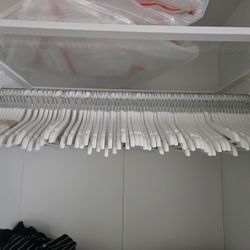 Ikea BUMERANG Hanger, White, 8 Pack (18 Packs Available)