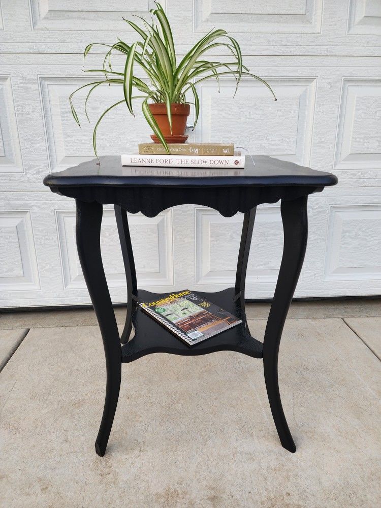 Vintage Wood Side Table