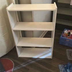 White Shelving Unit 