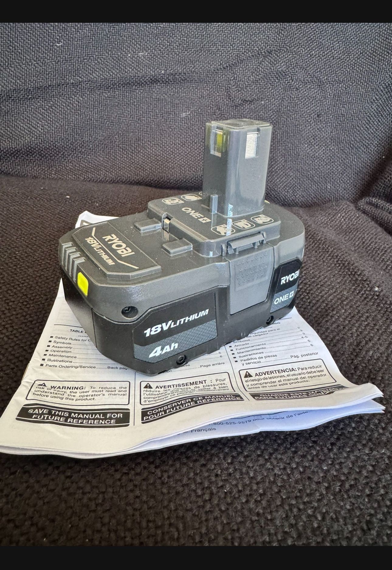 🔥 New Ryobi 18V 4ah Battery