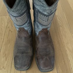 Mens Ariat American Flag Boots Size 13