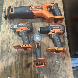 Ridgid 4 Tool Combo Tool Only $300 (financing Available) 