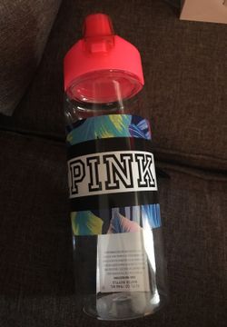 Vs pink water bottle