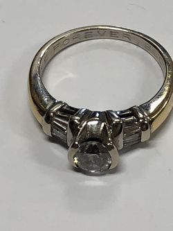 14k Gold Diamond Ring 4.4 Grams Size 6 (GS)