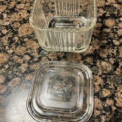 FireKing Vintage Refrigerator Jar