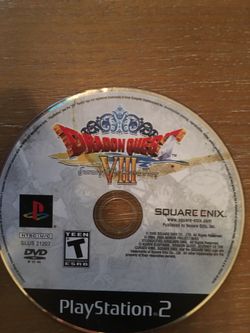 Sony PlayStation ps2 dragon quest viii