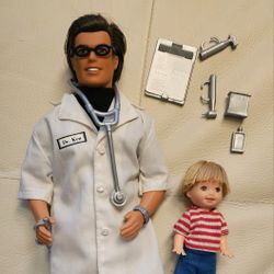 Dr. Ken and Little Patient Tommy