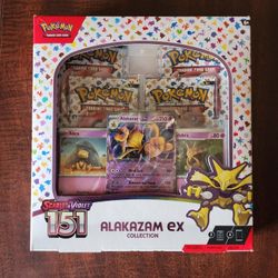 Pokemon 151 Alakazam ex Collection