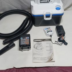 New HART 20V 1-Gallon Wet/Dry Vacuum Cleaner