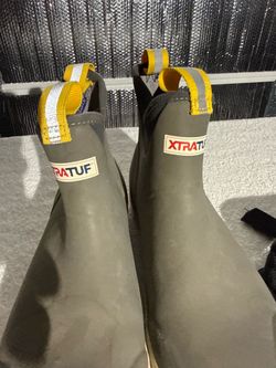 XTRATUF ankle deck boots & deep sea belt