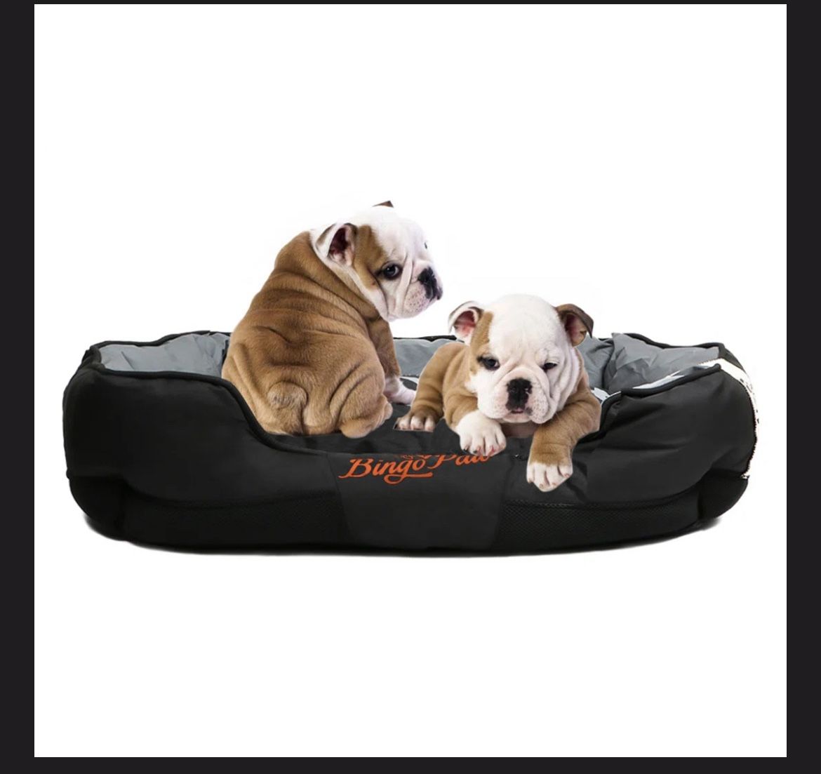 Waterproof Orthopedic Bolster Dog Bed