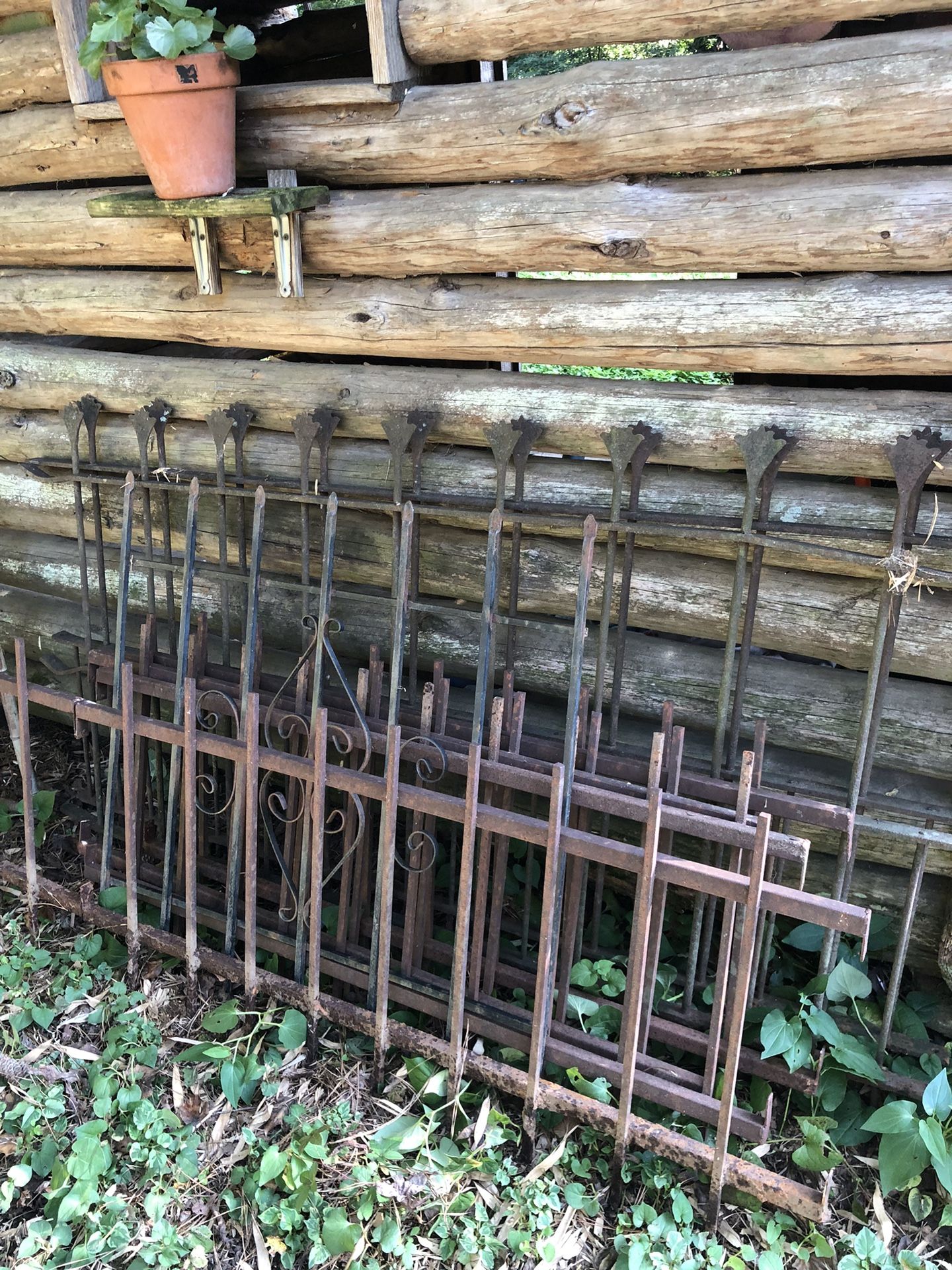 Vintage Miscellaneous Wrought Iron Fencing