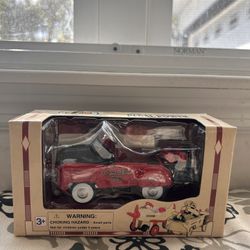  Golden Wheel Die Cast 1:10 Scale "Golden Gas" Pedal Car. 