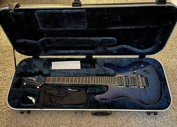 New Ibanez S670 QM, Deep Sapphire With Roadie Hard Case