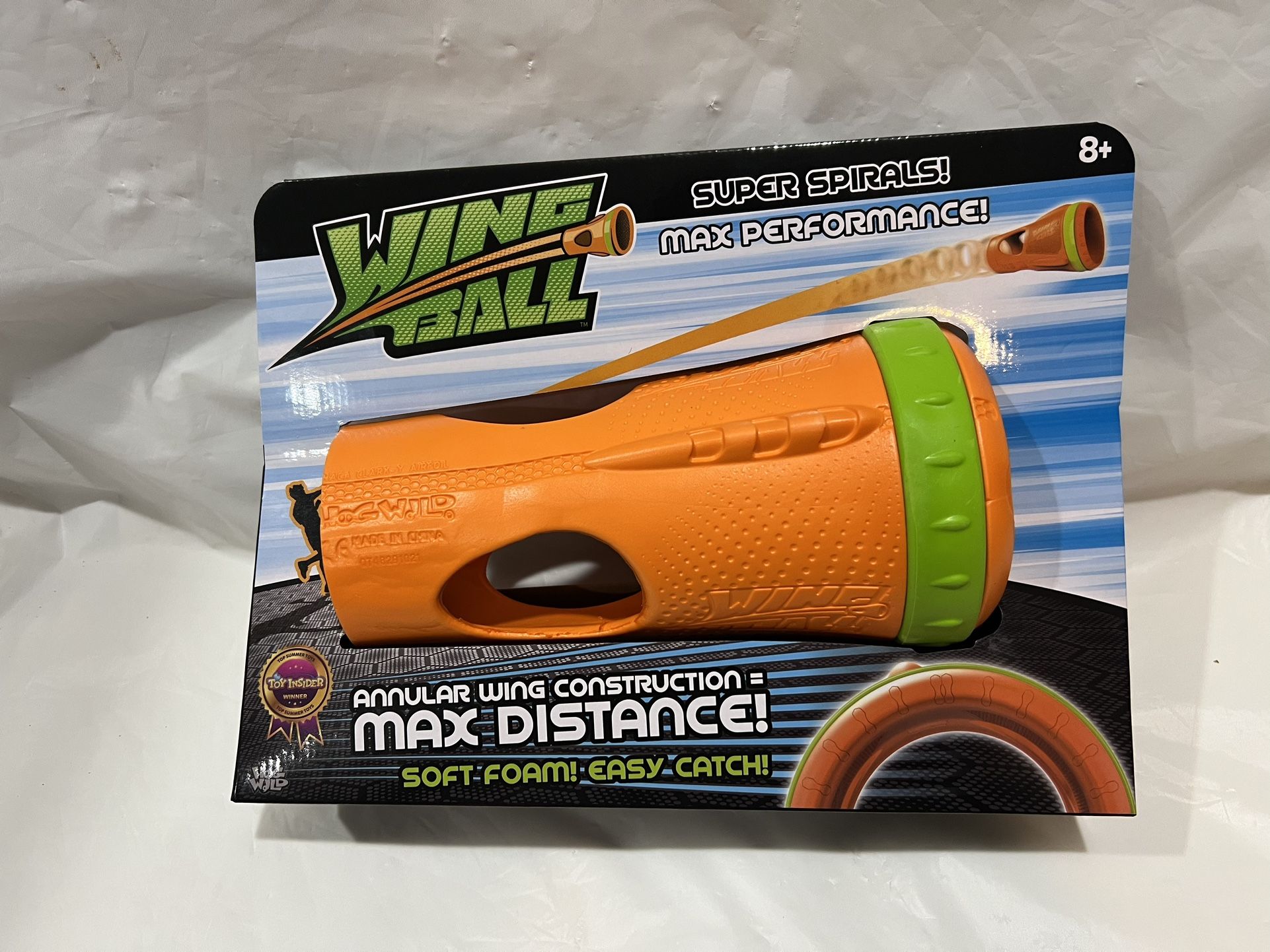 Wingball Football , Soft Foam Ball, Easy Catch, Floats- Perfect For Pool / Beach