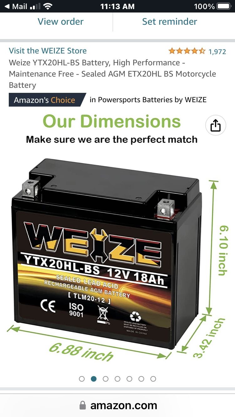 Motorcycle Battery