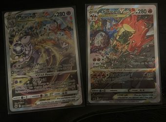 Mewtwo VSTAR & Charizard VSTAR Pokemon Cards