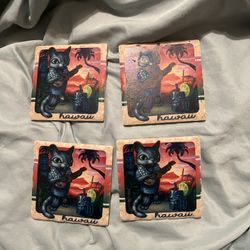 Hawaii Cat Coasters