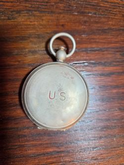 Vintage WW2 Wittnauer US Army Military Pocket Compass