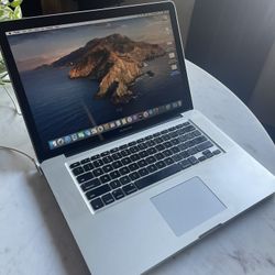 MacBook Pro 15” 1TB Solid State 16 GB Ram