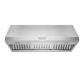 KitchenAid - 48 inches - Recirculating - Wall Range Hood - Stainless Steel