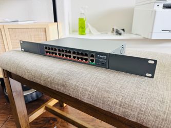 MokerLink 26-Port Fast Ethernet PoE Switch