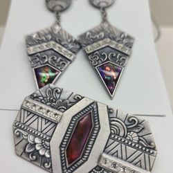 QUINTESSENTIAL RARE ABALONE MARCASITE 