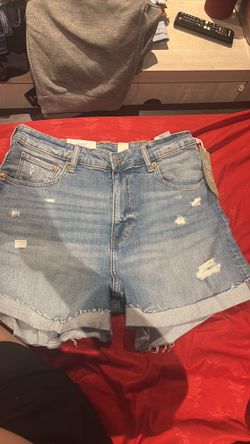 Denim shorts