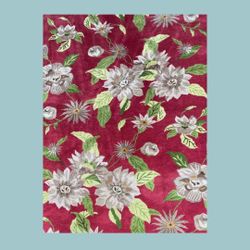 Rizzy Area Rug-Modern Rug-100% Wool Rug- Handmade Rug-New condition - Size 5’ x 8’ Rug-Destiny collection-Floral Rug