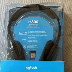 Logitech H800 Black Wireless Over The Head Headset with Mic & USB Receiver