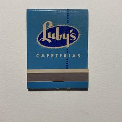 Luby’s Vintage Matchbook