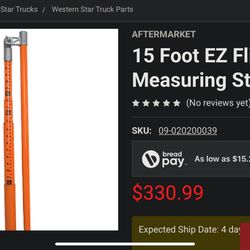 Safe Truck Ez Flip Measuring Stick 