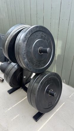Weight plates and weight tree