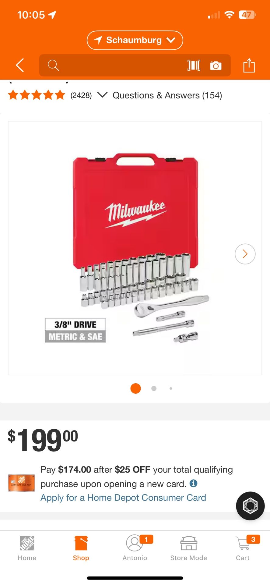 Milwaukee Socket Set 