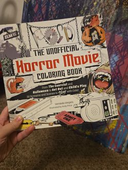 Horror coloring book brand new