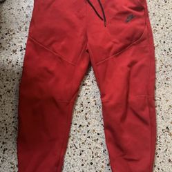 Red Nike Tech Pants