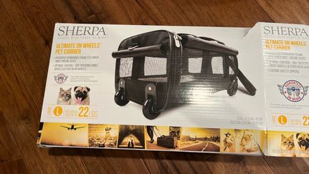Sherpa Large Ultimate on Wheels pet carrier