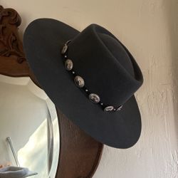 100% Wool Flat Brim Hat