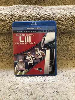Super Bowl LIII NEW ENGLAND PATRIOTS Blu-ray 