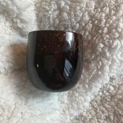 Hand Painted Wooden Cup 