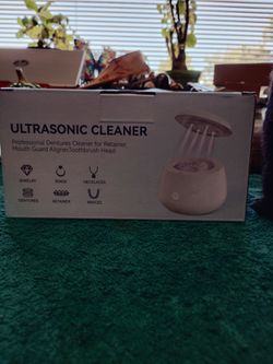 Ultra Sonic Denture Cleaner